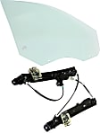 2-Piece Kit Front, Passenger Side Door Glass, Clear, FD24759 GTNN, Includes (1) Window Regulator and (1) Door Glass