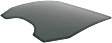 2-Piece Kit Rear, Passenger Side Door Glass, Gray Tint Privacy, DD09734 YPNN, Includes (1) Window Regulator and (1) Door Glass