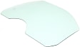 2-Piece Kit Sport Utility Front, Passenger Side Door Glass, Green Tint, DD09965 GTNN, includes (1) Door Glass and (1) Window Regulator