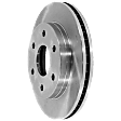 4-Wheel Set Front and Rear Brake Disc and Pad Kit, Plain Surface 6 Lugs Front-305.05 mm/Rear-325.12 mm Ceramic Pro-Line Series, Includes (4) Disc and (2) Pad Set