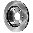 4-Wheel Set Front and Rear Brake Disc and Pad Kit, Plain Surface 6 Lugs Front-305.05 mm/Rear-325.12 mm Front-Ceramic/Rear-Semi-Metallic Pro-Line Series, Includes (4) Disc and (2) Pad Set