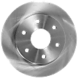 4-Wheel Set Front and Rear Brake Disc and Pad Kit, Plain Surface 6 Lugs Front-305.05 mm/Rear-325.12 mm Front-Ceramic/Rear-Semi-Metallic Pro-Line Series, Includes (4) Disc and (2) Pad Set