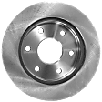 4-Wheel Set Front and Rear Brake Disc and Pad Kit, Plain Surface 6 Lugs Front-305.05 mm/Rear-325.12 mm Front-Ceramic/Rear-Semi-Metallic Pro-Line Series, Includes (4) Disc and (2) Pad Set