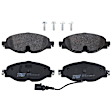 KIT-062924-139 2-Wheel Set Front Brake Disc and Pad Kit, Cross-drilled and Slotted 5 Lugs 311.91 mm Semi-metallic, Includes (1) Brake Pad Set and (2) Brake Disc