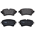 2018 Audi A4 Quattro - 2-Wheel Set Rear Brake Disc and Pad Kit, Plain Surface, 5 Lugs, 329.95 mm, Semi-metallic, 338mm Front Disc and 330mm  Disc, 2.0L 4Cyl,  Includes (2) Disc and (1) Pad Set