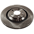 KIT-062924-287 2-Wheel Set Rear Brake Disc and Pad Kit, Plain Surface 5 Lugs 329.95 mm Semi-metallic, Includes (2) Brake Disc and (1) Brake Pad Set
