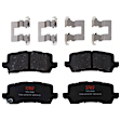 KIT-062924-68 2-Wheel Set Rear Brake Disc and Pad Kit, Plain Surface 5 Lugs 310 mm Ceramic, Includes (2) Brake Disc and (1) Brake Pad Set