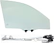 2-Piece Kit Sedan Front, Passenger Side Door Glass, Green Tint, FD23508 GTYN, Includes (1) Window Regulator and (1) Door Glass