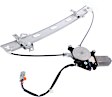 2004 Honda Civic - 4-Piece Kit Front, Driver and Passenger Side Door Glass, Sedan, 4-Door, Canada or USA Built Vehicle, Green Tint, FD21060 GTYN, FD21061 GTYN Includes (2) Window Regulator and (2) Door Glass