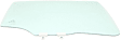 2-Piece Kit Rear, Passenger Side Door Glass Kit, Replaces NAGS No. FD21064 GTYN, Includes (1) Door Glass and (1) Window Regulator