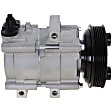 2-Piece Kit A/C Compressor Kit, With Clutch, 6-Groove Pulley, Includes (1) A/C Compressor and (1) A/C Service Kit