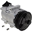 2004 Ford Focus - 3-Piece Kit A/C Compressor Kit, 2.3L 4Cyl, 5/8 Pad Drier, DOHC, With Clutch, 6-Groove Pulley,  Includes (1) A/C Compressor, (1) A/C Condenser, and (1) A/C Service Kit (A/C Accumulator, A/C Orifice Tube, and A/C O-Ring and Gasket Seal Kit)