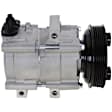 2004 Ford Focus - 3-Piece Kit A/C Compressor Kit, 2.3L 4Cyl, 5/8 Pad Drier, DOHC, With Clutch, 6-Groove Pulley,  Includes (1) A/C Compressor, (1) A/C Condenser, and (1) A/C Service Kit (A/C Accumulator, A/C Orifice Tube, and A/C O-Ring and Gasket Seal Kit)