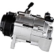 2011 Nissan Quest - 2-Piece Kit A/C Compressor Kit, 3.5L 6Cyl, Without Rear A/C, With Clutch, 7-Groove Pulley,  Includes (1) A/C Compressor and (1) A/C Service Kit (A/C Expansion Valve, A/C Receiver Drier, and A/C O-Ring and Gasket Seal Kit)