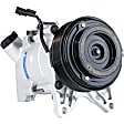 2011 Nissan Quest - 2-Piece Kit A/C Compressor Kit, 3.5L 6Cyl, Without Rear A/C, With Clutch, 7-Groove Pulley,  Includes (1) A/C Compressor and (1) A/C Service Kit (A/C Expansion Valve, A/C Receiver Drier, and A/C O-Ring and Gasket Seal Kit)