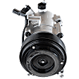 2-Piece Kit A/C Compressor Kit, With Clutch, 7-Groove Pulley, Includes (1) A/C Compressor and (1) A/C Service Kit