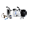 2-Piece Kit A/C Compressor Kit, With Clutch, 7-Groove Pulley, Includes (1) A/C Compressor and (1) A/C Service Kit