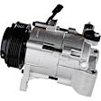 2-Piece Kit A/C Compressor Kit, With Clutch, 7-Groove Pulley, Includes (1) A/C Compressor and (1) A/C Service Kit