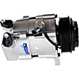 2-Piece Kit A/C Compressor Kit, With Clutch, 7-Groove Pulley, Includes (1) A/C Compressor and (1) A/C Service Kit