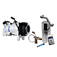 2-Piece Kit A/C Compressor Kit, With Clutch, 7-Groove Pulley, Includes (1) A/C Compressor and (1) A/C Service Kit