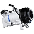 2-Piece Kit A/C Compressor Kit, With Clutch, 7-Groove Pulley, Includes (1) A/C Compressor and (1) A/C Service Kit