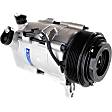 2-Piece Kit A/C Compressor Kit, With Clutch, 7-Groove Pulley, Includes (1) A/C Compressor and (1) A/C Service Kit