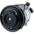 2010 Acura TL - 3-Piece Kit A/C Compressor Kit, 3.5L 6Cyl, With Clutch, 6-Groove Pulley,  Includes (1) A/C Compressor, (1) A/C Condenser, and (1) A/C Service Kit (A/C Expansion Valve, A/C O-Ring and Gasket Seal Kit, and Drier Desiccant Element)