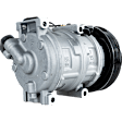2010 Acura TL - 3-Piece Kit A/C Compressor Kit, 3.5L 6Cyl, With Clutch, 6-Groove Pulley,  Includes (1) A/C Compressor, (1) A/C Condenser, and (1) A/C Service Kit (A/C Expansion Valve, A/C O-Ring and Gasket Seal Kit, and Drier Desiccant Element)