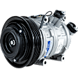 2010 Acura TL - 3-Piece Kit A/C Compressor Kit, 3.5L 6Cyl, With Clutch, 6-Groove Pulley,  Includes (1) A/C Compressor, (1) A/C Condenser, and (1) A/C Service Kit (A/C Expansion Valve, A/C O-Ring and Gasket Seal Kit, and Drier Desiccant Element)