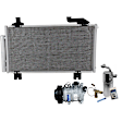 2013 Acura TSX - 3-Piece Kit A/C Compressor Kit, 3.5L 6Cyl, For Models With 10SR15C Compressor Type, With Clutch, 6-Groove Pulley