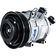 2008-2009 Honda Accord - 3-Piece Kit A/C Compressor Kit, With Clutch, 6-Groove Pulley, Includes (1) A/C Compressor, (1) A/C Condenser and (1) A/C Service Kit