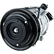 2008-2009 Honda Accord - 3-Piece Kit A/C Compressor Kit, With Clutch, 6-Groove Pulley, Includes (1) A/C Compressor, (1) A/C Condenser and (1) A/C Service Kit