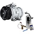 2-Piece Kit A/C Compressor Kit, With Clutch, 8-Groove Pulley, Includes (1) A/C Compressor and (1) A/C Service Kit