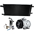 2012 Ford F-250 Super Duty - 3-Piece Kit A/C Compressor Kit, 6.7L 8Cyl, FS20, With Clutch, Includes (1) A/C Compressor, (1) A/C Condenser and (1) A/C Service Kit