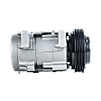 2015 Nissan Rogue Select - 2-Piece Kit A/C Compressor Kit, 2.5L 4Cyl, With Clutch, 6-Groove Pulley,  Includes (1) A/C Compressor and (1) A/C Service Kit (A/C Expansion Valve, A/C Receiver Drier, and A/C O-Ring and Gasket Seal Kit)