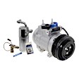 2-Piece Kit A/C Compressor Kit, With Clutch, 6-Groove Pulley, Includes (1) A/C Compressor and (1) A/C Service Kit
