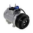 2-Piece Kit A/C Compressor Kit, With Clutch, 6-Groove Pulley, Includes (1) A/C Compressor and (1) A/C Service Kit