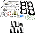 2-Piece Kit Engine Gasket Set Overhaul, Includes (1) Cylinder Head Bolt and (1) Cylinder Head Gasket
