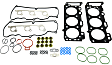 2-Piece Kit Engine Gasket Set Overhaul, Includes (1) Cylinder Head Bolt and (1) Cylinder Head Gasket