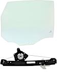 2000-2007 Ford Focus - 2-Piece Kit Rear, Passenger Side Door Glass Kit, 4-Door, Sedan, Replaces NAGS No. DD09524 GTNN, Includes (1) Door Glass and (1) Window Regulator