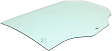 2-Piece Kit Rear, Driver Side Door Glass, Green Tint, DD09525 GTNN, Includes (1) Window Regulator and (1) Door Glass