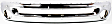 4-Piece Kit, Front Bumper, For Models With Bumper and Upper Fascia, Type 2, For Models Without Tow Hook, Chrome, Includes (1) Bumper, (2) Bumper Bracket, and (1) Valance