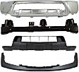 4-Piece Kit, Front Bumper, Chrome, Includes (1) Bumper, (1) Bumper Retainer, (1) Bumper Trim, and (1) Valance