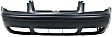 2002 Volkswagen Jetta GL - 4-Piece Kit Front Primed Bumper Cover,  4th Generation, 1999-2005 Body Style, With Built-In Bumper Molding, Sedan,  Includes (1) Bumper Cover, (1) Bumper Grille, (1) Bumper Trim, and (1) Valance