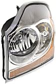 2-Piece Kit Driver Side Halogen Headlight, With bulb(s), OE Replacement, Includes (1) Fog Light and (1) Headlight