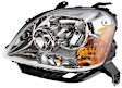 2-Piece Kit Driver Side Halogen Headlight, With bulb(s), OE Replacement, Includes (1) Fog Light and (1) Headlight