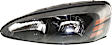 2004-2008 Pontiac Grand Prix - 2-Piece Kit Driver Side Halogen Headlight, With bulb(s), OE Replacement, Includes (1) Fog Light and (1) Headlight