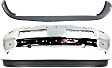 1998 Dodge Ram 1500 - 3-Piece Kit Front, Lower Unprimed Bumper Cover, Old Body Style,  Includes (1) Bumper, (1) Bumper Cover, and (1) Valance