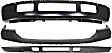3-Piece Kit, Front Primed Bumper Cover, Includes (1) Bumper, (1) Bumper Cover, and (1) Valance