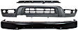 1999 Toyota 4Runner - 3-Piece Kit Front Bumper, For Models With Sport Package and Fender Flare Holes, Painted Black, Sport Utility, Includes (1) Bumper, (1) Bumper Retainer, and (1) Valance